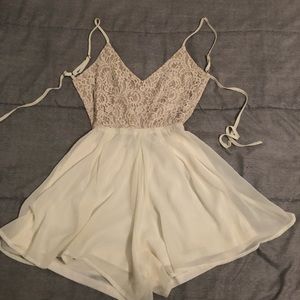 Cream Summer romper